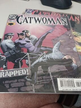 DC Catwoman Comic Book - Purple and Black Cover In A Sleeve